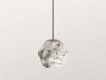 STONE 290.02 - Glass pendant lamp by Il Fanale - view 2